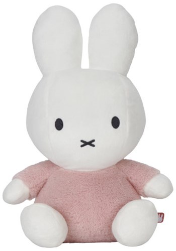 Doudou Miffy Snuffie 35cm pelucheux rose NIJN918