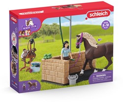 Schleich Horse Club - Espace de lavage avec le Horse Club Emily & Luna 42438