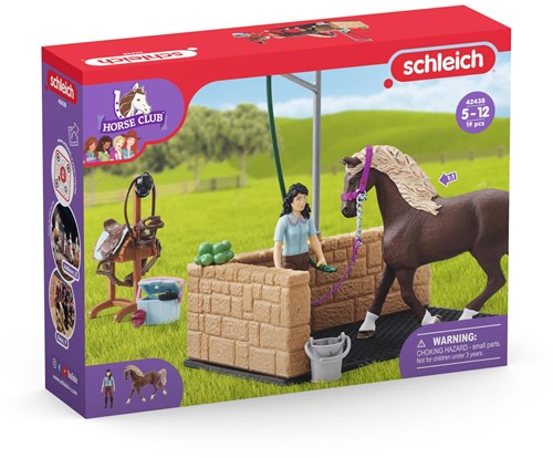 Schleich Horse Club - Espace de lavage avec le Horse Club Emily & Luna 42438