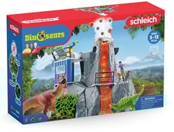 Schleich DINOSAURS expédition volcan - set de jeu dinosaures avec volcan