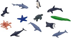 Mojo Animaux Marins Mini Coffret - Figurines Sealife 12 pièces