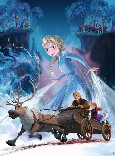Ravensburger Puzzle Disney La Reine des Neiges 2 - XXL Forêt 200 pièces-2