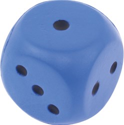 Eduplay dés mousse 6 cm lot de 6 pièces rouge bleu vert