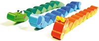 Eduplay puzzle animal en bois serpent - jouet coloré pour enfants-3