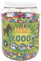 Hama Perles à Repasser - Coffret créatif pastel 9000 pièces