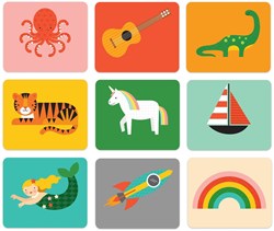 Petit Collage jeu de société - Jeu de devinettes Qui suis-je ? Carton enfants