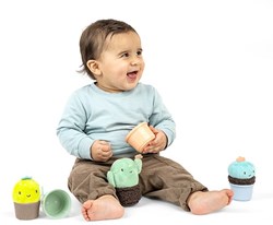 Ingenuity jouet bébé Calm Springs hochets empilables multicolore