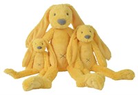 Happy Horse peluche Lapin Richie jaune - doudou lapin 38cm-2