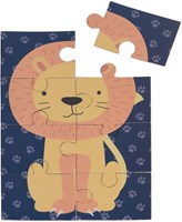 Mini puzzle animaux carton 8 pièces - jouet éducatif animaux-2
