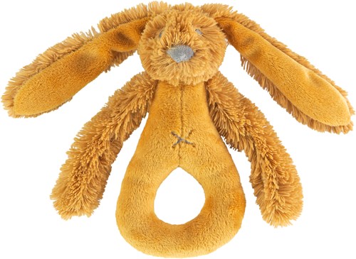 Happy Horse hochet lapin Richie ocre jaune - cadeau bébé