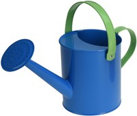 Arrosoir en métal jouet pour enfants bleu pour jardin et bac à sable-2