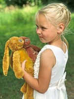 Happy Horse peluche lapin Richie brun rouille - doudou lapin 38cm-2