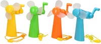 Ventilateur à main jouet orange - mini ventilateur manuel pour enfants