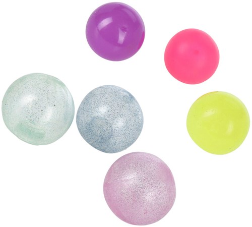 Balle anti-stress sticky couleur jouet set de 3 silicone multicolore-2