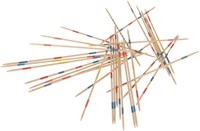 Jeu Mikado en bois avec boîte de rangement - jouet classique pour enfants-2