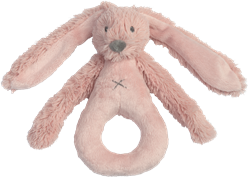Happy Horse hochet lapin Richie vieux rose cadeau bébé