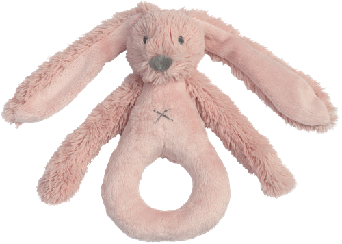 Happy Horse hochet lapin Richie vieux rose cadeau bébé