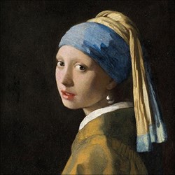 Ambiente serviettes 33cm La Jeune Fille à la perle - papier FSC