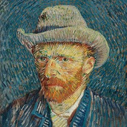 Ambiente serviettes portrait Van Gogh 33cm - décoration en tissu FSC