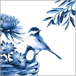 Ambiente Servetten Blue bird 33x33cm