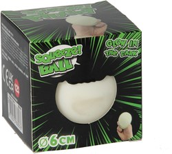 Balle anti-stress Glow in the Dark 6cm jouet