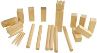 Jeu de Kubb grand bois FSC jeu d'extérieur pour enfants et adultes-2