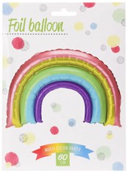 Ballon en aluminium arc-en-ciel 60cm jouet coloré décoration fête