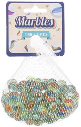 Billes en verre jouet set couleurs multiples 101 pièces billes