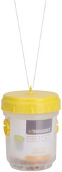 Koopman attrape-guêpes jouet jaune avec corde de suspension plastique