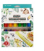 Bâtons de peinture double face jouet 12 couleurs loisirs créatifs