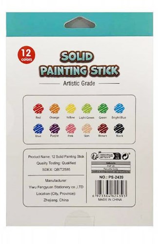 Bâtons de peinture double face jouet 12 couleurs loisirs créatifs-2