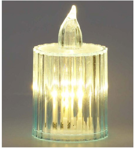 Kaarsje met Led, 24st.-2
