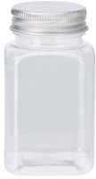 Bocaux de rangement en plastique avec couvercle - 4 pièces multicolores-2