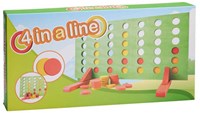 Jeu de puissance 4 en bois jeu de société stratégique multicolore