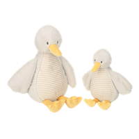 Happy Horse peluche oie Glen - doudou bébé doux en peluche 20 cm écru