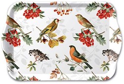 Ambiente plateau oiseaux d'automne 13x21cm plateau de service décoratif