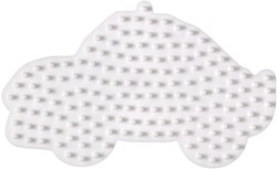 Hama plaque à perles à repasser voiture - jouet créatif blanc