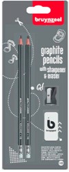 Gomme taille-crayon graphite Bruynzeel Bruynzeel 2 HB