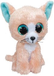 Lumo Stars peluche chat Peach 15cm - jouet en peluche aux grands yeux