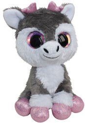 Lumo Stars peluche renne Poro doudou 24cm gris jouet enfant