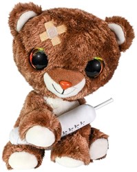 Lumo Stars ours en peluche - Ours brun avec seringue 15cm