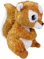 Lumo Stars peluche écureuil Kurre doudou 15cm aux grands yeux-2