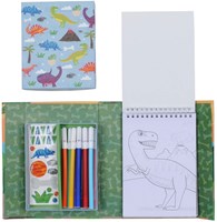 Tiger Tribe set de coloriage - livre de coloriage dinosaure et kit d'activités pour enfants-2