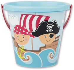 Androni Giocattoli seau de plage pirate plastique 17 cm multicolore
