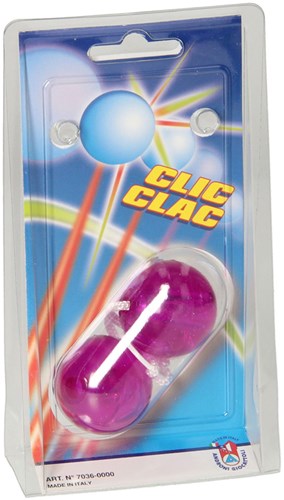 Balles Click Clack Androni Giocattoli sous blister 7036-0000-2