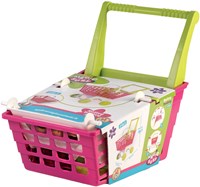 Androni Giocattoli chariot de courses jouet rose vert 2en1 panier