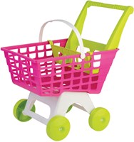 Androni Giocattoli chariot de courses jouet rose vert 2en1 panier-2