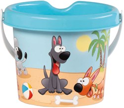 Androni Giocattoli seau jouet chiens - seau de plage coloré