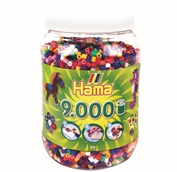 Hama Perles à repasser - Coffret créatif avec 9000 perles primaires