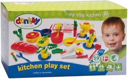 Dantoy vaisselle de cuisine jouet enfant 59 pièces multicolore
